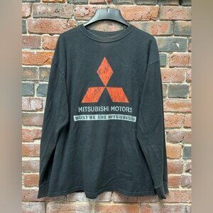 Mitsubishi Auto Long Sleeve Graphic Tee Medium